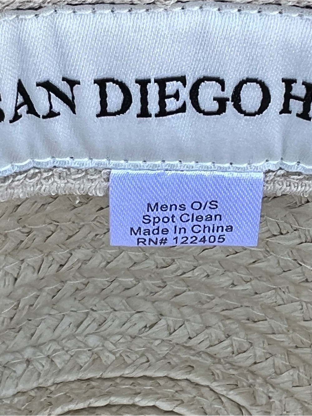 San Diego Hat Company Unisex Fedora Sun Hat SPF 50 Paper Straw NWT - Picture 9 of 10